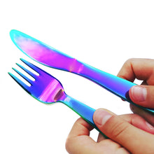 Load image into Gallery viewer, Kids Classic Cutlery Set - Rainbow