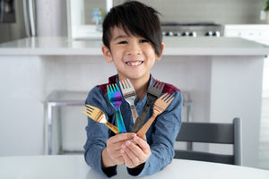Kids Classic Fork Set - Shimmering Sea
