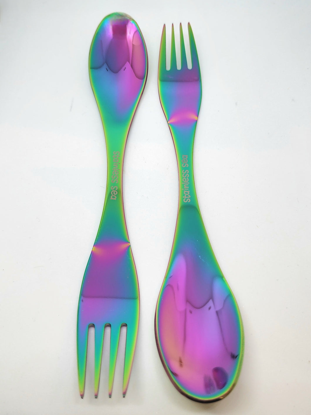 Big Kid Spork Set – Rainbow Duo
