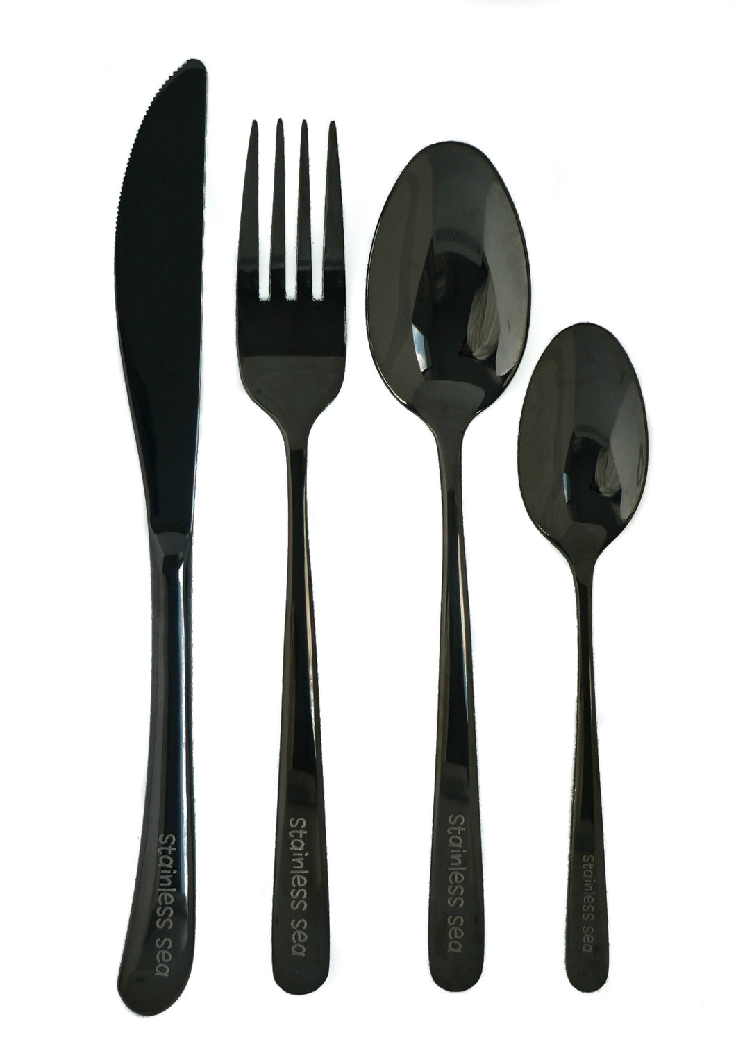 Adult Classic Cutlery Set - Black