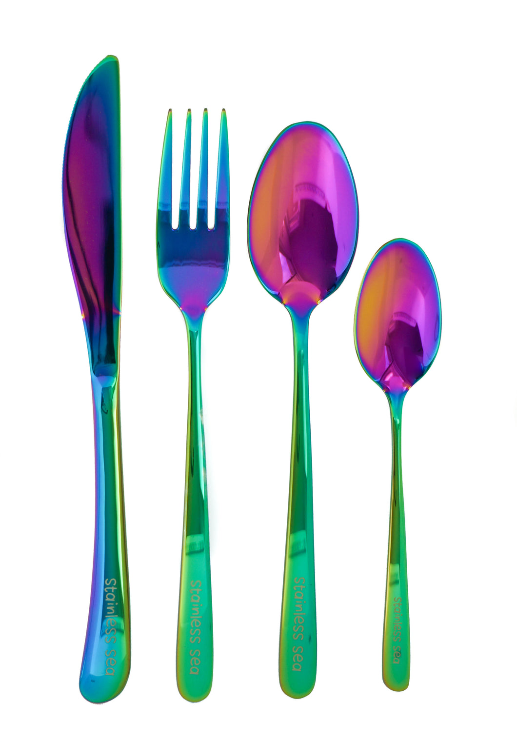 Adult Classic Cutlery Set - Rainbow