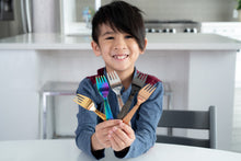 Load image into Gallery viewer, Kids Classic Fork Set - Shimmering Sea

