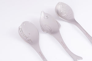 Ocean Spoon Set - Silver